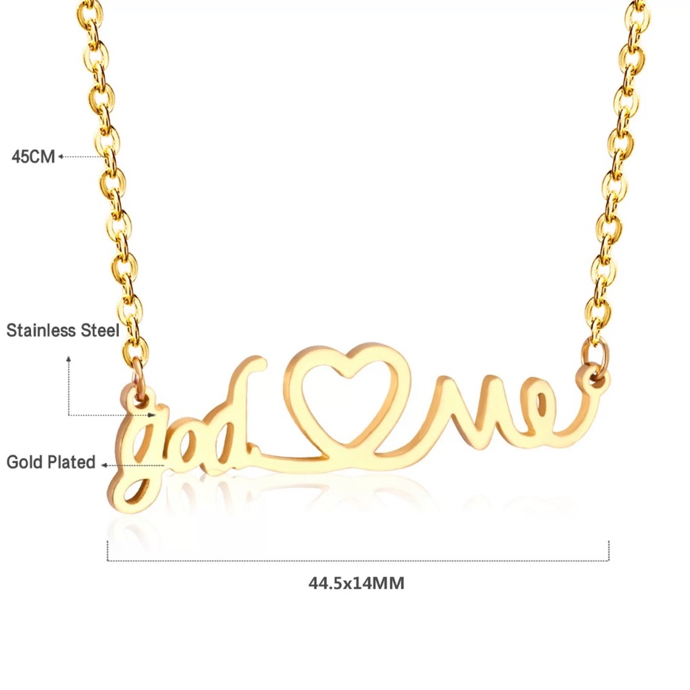 ✨God Loves Me Necklace✨ - Picture 3 of 4